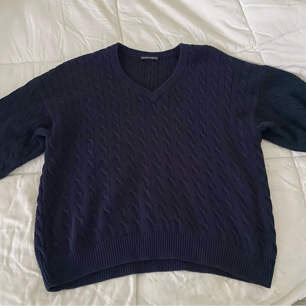 brandy melville nikki cotton stripe sweater